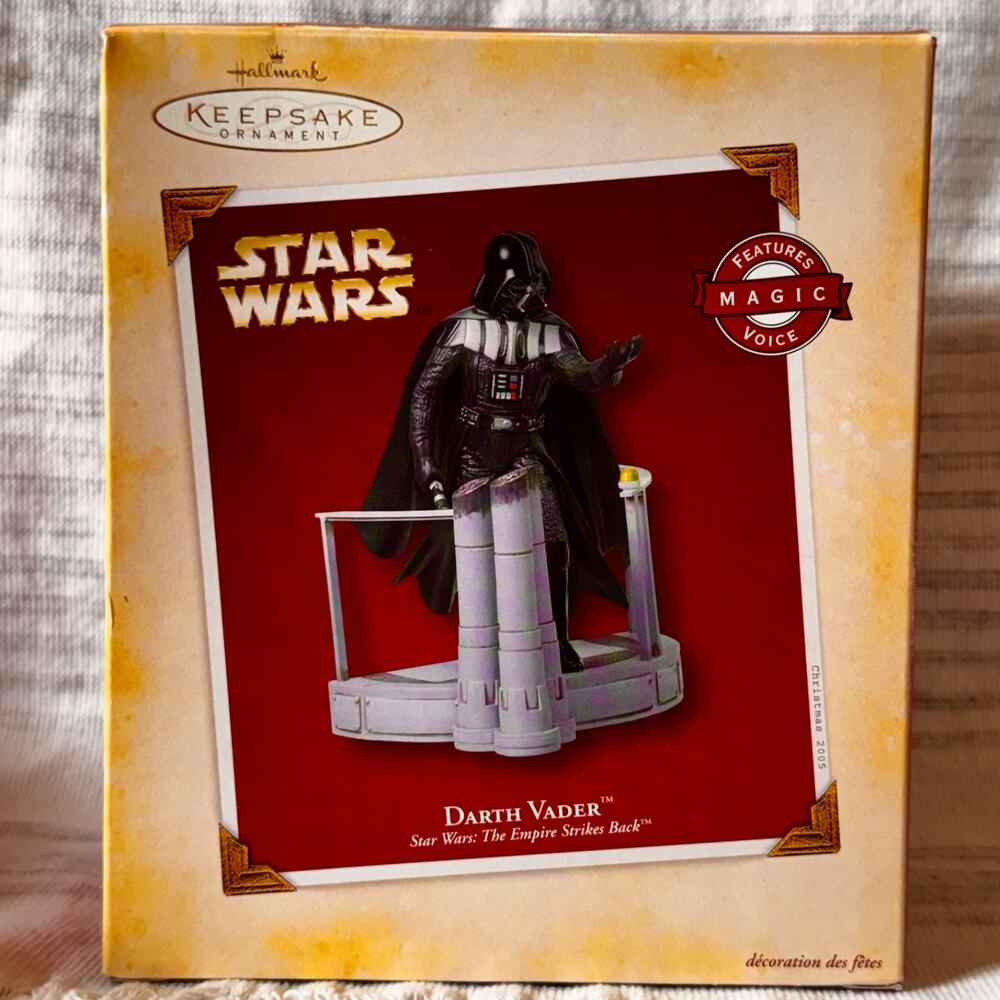 Hallmark Keepsake Ornament 2005 Star Wars Darth Vader Empire Strikes Back Y2K